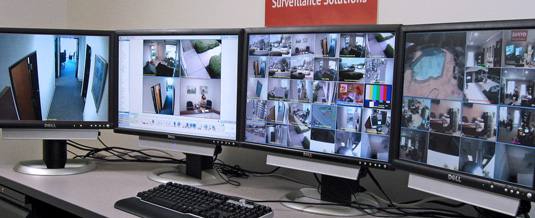 exacqVision IP Video Surveillance Software - Multiple Monitors, Single Client Station