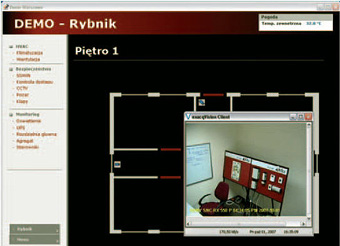exacqVision and Delta Control's building management software