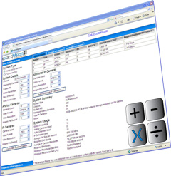 exacqVision Disk Calculator