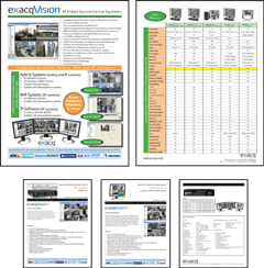 exacqVision IP spec sheets - October 2007