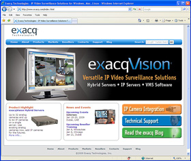 Exacq Technologies, Inc. main website