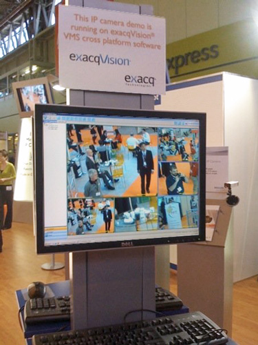 Exacq at IFSEC 2009 in the Basler booth