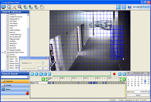 exacqVision Smart Search - Draw Grid