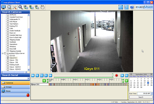 exacqVision Smart Search - Orange Bars