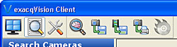 exacqVision Smart Search - new icon in menu bar