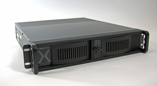 exacqVision 2U IP Server - front view