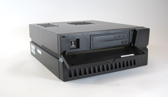 exacqVision Desktop Hybrid Server - front view, open