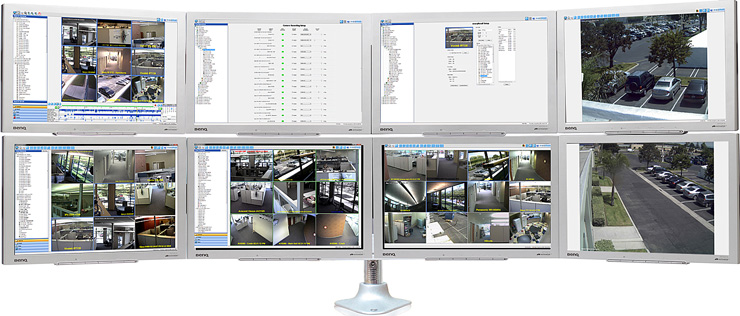 exacqVision multi-monitor & video wall