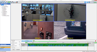 exacqVision start vms software evidence search